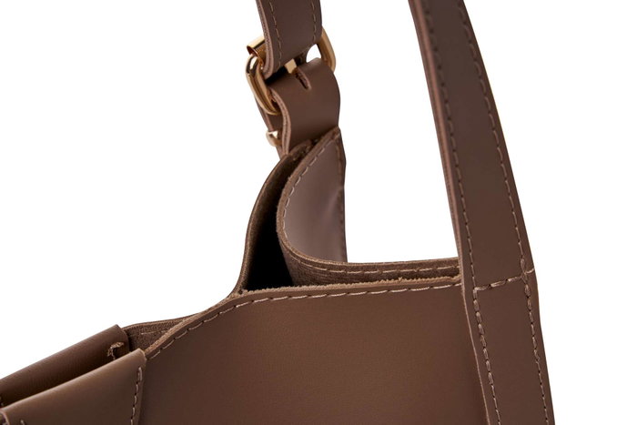 Lucky Bees Bolsa Tote Visón Oscuro Lucky Bees Bolsa Tote Visón Oscuro